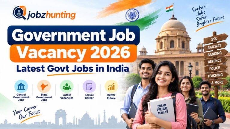 government job vacancy 2026